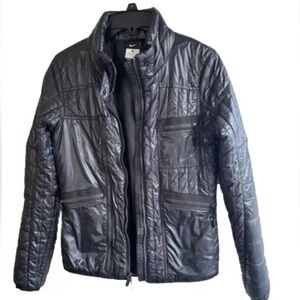 Nike Primaloft Insulated Quilted Black Puffer Jacket Women’s Size S (Runs Small)